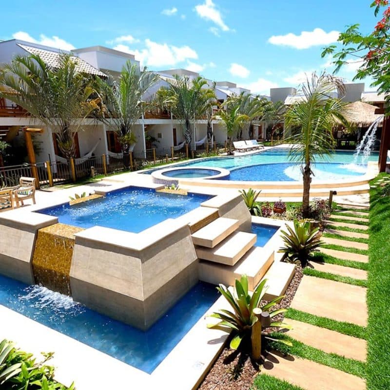 Área externa da ala dos Apartamentos Deluxe | Arte da Natureza Bonito | Bonito/MS