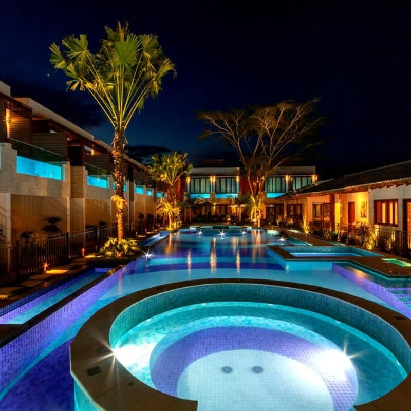 Área externa da ala dos Apartamentos Premium e Superior com Piscina Privativa | Arte da Natureza Bonito | Bonito/MS