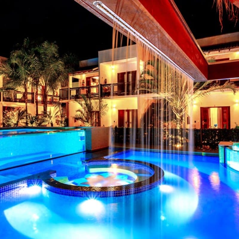 Área externa da área dos Apartamentos Excellence | Arte da Natureza Bonito | Bonito/MS