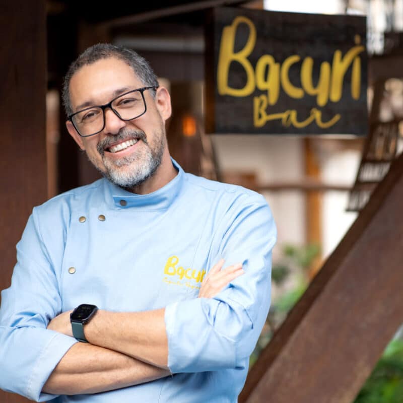 Chef Sylvio Trujillo, resposável pelo Bacuri Bar | Arte da Natureza Bonito | Bonito/MS