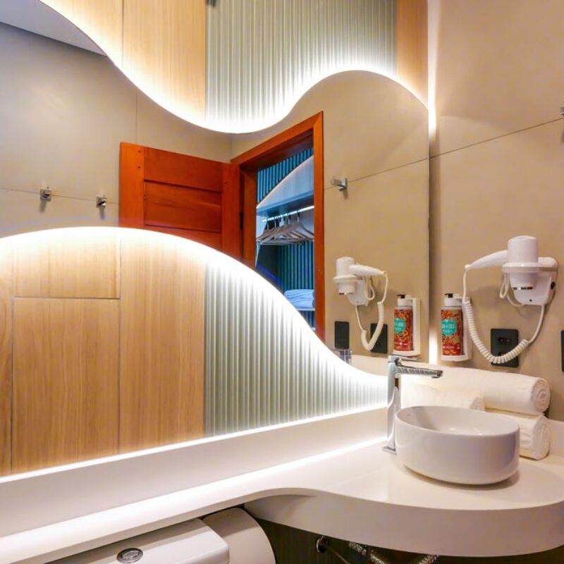 Banheiro da Suíte Diamond | Arte da Natureza Hotel Bonito