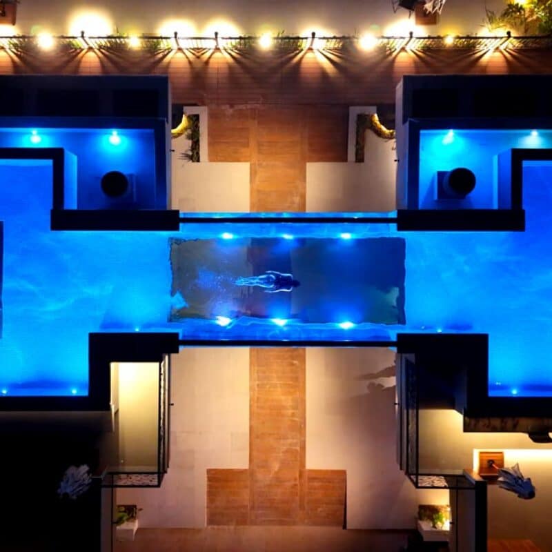 Piscina suspensa da Ala das Suítes Diamond | Arte da Natureza Hotel Bonito