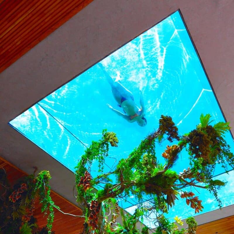 Piscina suspensa da Ala das Suítes Diamond | Arte da Natureza Hotel Bonito