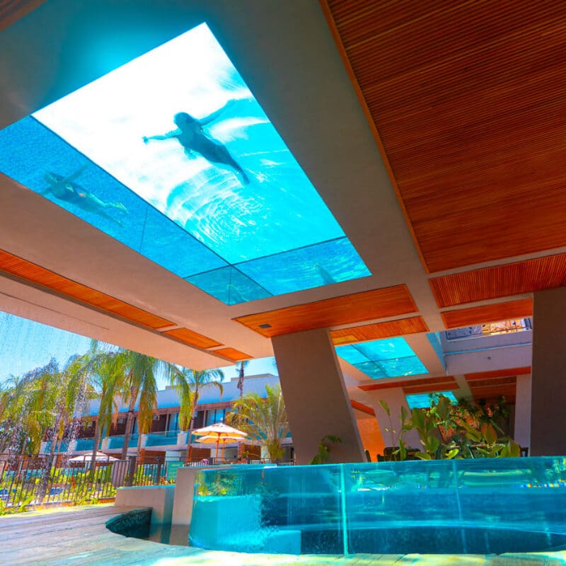 Piscina suspensa da Ala das Suítes Diamond | Arte da Natureza Hotel Bonito