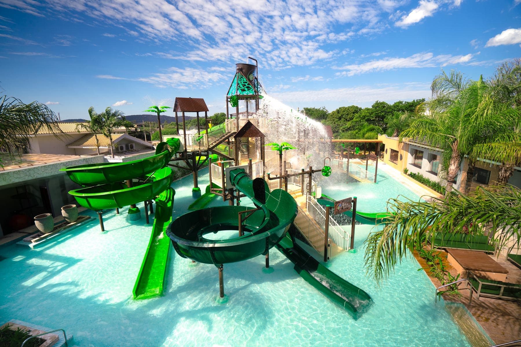 Parque aquático amplo com águas aquecidas | Arte da Natureza Hotel Bonito/MS